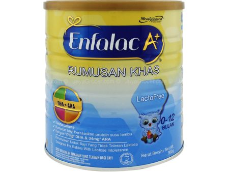 Enfalac A+ LactoFree 0-12 Months Infant Formula Milk Powder 900g on Sale