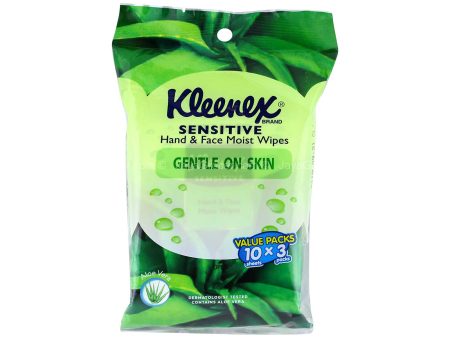 Kleenex and Face Aloe Wipes 10pcs x 3 Fashion