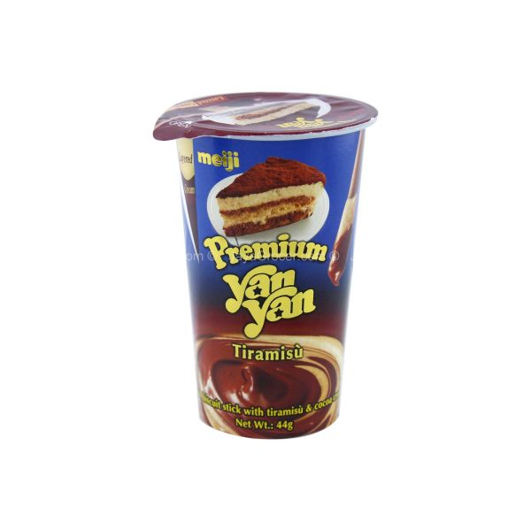 Meiji Premium Yan Yan Tiramisu Biscuit Stick 44g For Sale