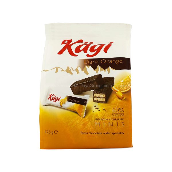 Kagi Dark Orange Mini Chocolate Wafer 125g Online Hot Sale