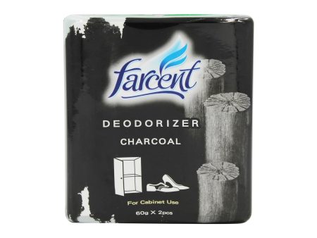 Farcent Charcoal Shoes Cupboard Deodorizer 60g x 2 Fashion