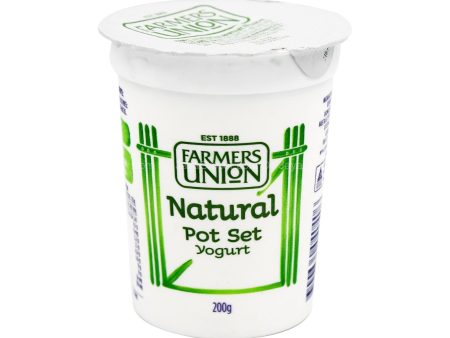 Farmers Union Natural Pot Set Yogurt 200g For Cheap