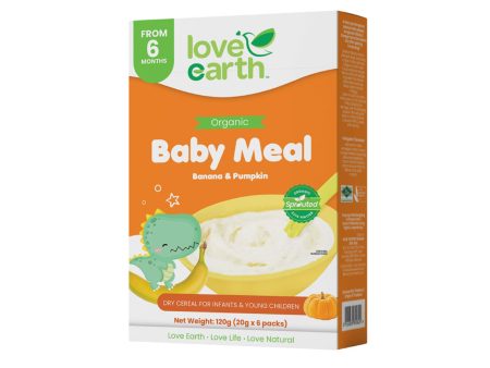 Love Earth Baby Meal Banana & Pumpkin 120g Sale