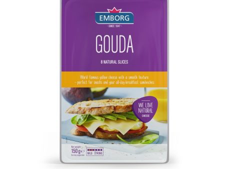 Emborg Gouda Sliced Cheese 150g on Sale