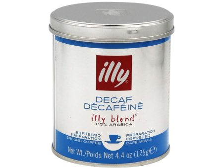 Illy Decaf Espresso Preparation Ground Coffee 125g For Sale