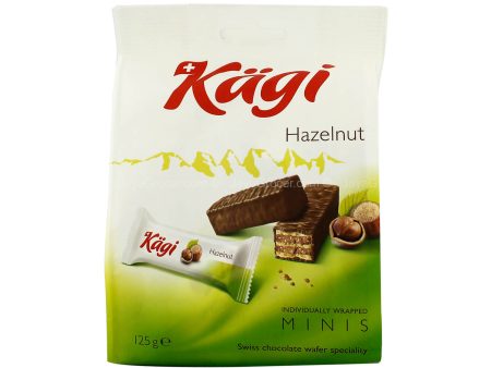 Kagi Hazelnut Mini Chocolate Wafer 125g Cheap