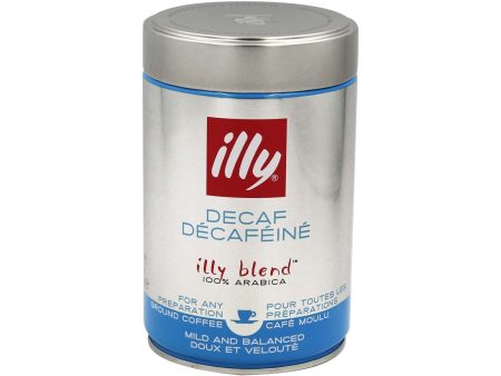 Illy Decaf Ground Coffee For Any Preparation 250g For Discount