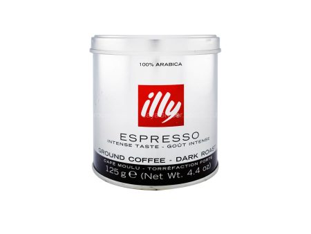 Illy Dark Ground Coffee 125g on Sale