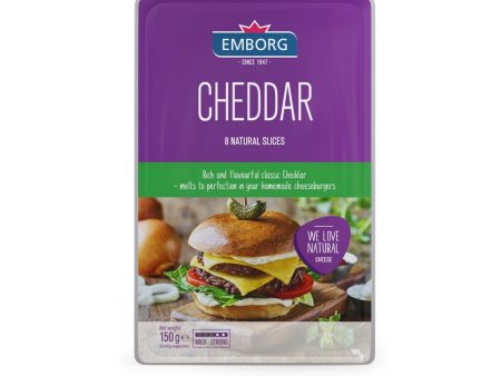 Emborg Natural Cheddar Cheese Slice 150g Online Sale