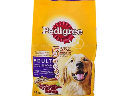 Pedigree Adult Dog Lamb and Vegetable Flavored Dog Food 1.5kg Cheap