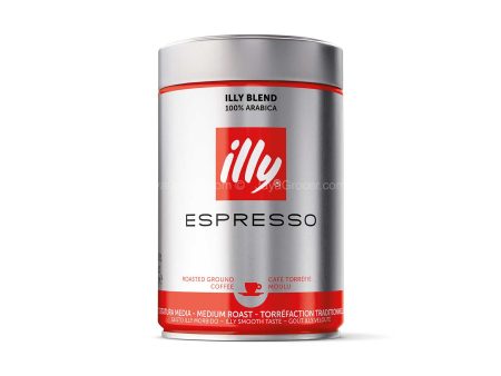 Illy Classico Classic Roast Espresso Preparation Ground Coffee 250g Sale