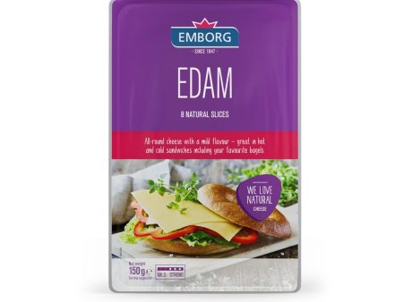 Emborg Edam Sliced Cheese 150g Discount