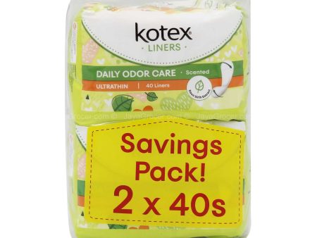 Kotex Liners Daily Odor Care Daun Sirih Scent 42pcs Cheap