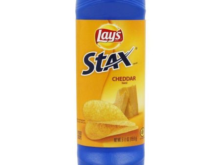 Lay’s Stax Cheddar Potato Chips 163g Sale