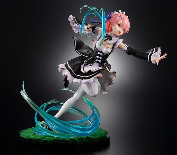 Re:Zero: Ram Battle with Roswaal Ver. 1 7 Scale Figurine For Sale