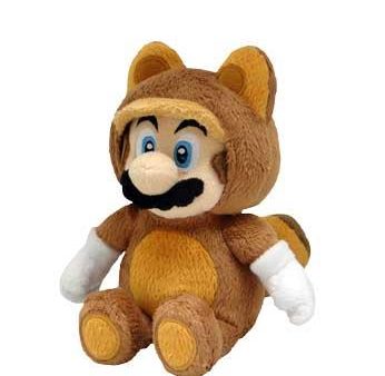 Super Mario Bros: Tanooki Mario 9  All Star Collection Plush Fashion