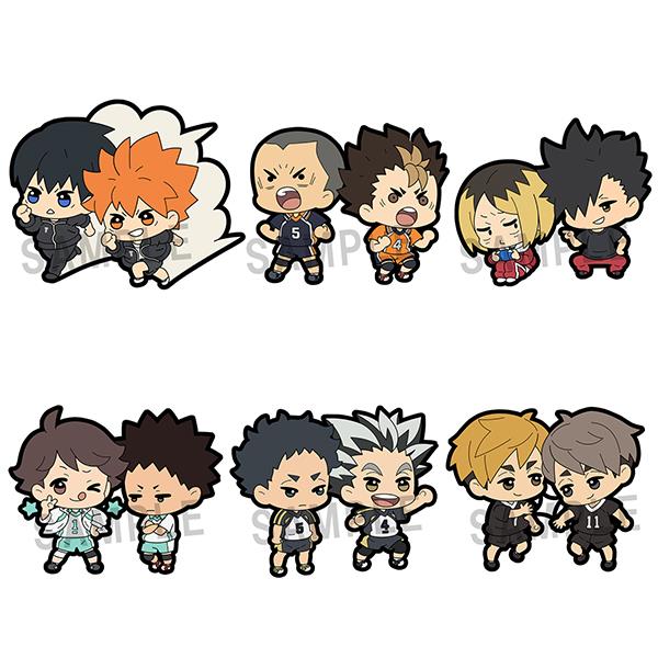 Haikyu!!: BuddyColle Rubber Keychain Blind Box Online Sale