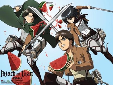 Attack on Titan: Attack on Watermelon Special Edition Wall Scroll Hot on Sale