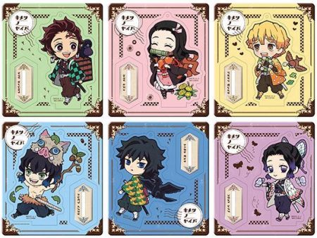 Demon Slayer: Retro Acrylic Stand Outing Set Colourful Ver. (1 Random Blind Box) Supply