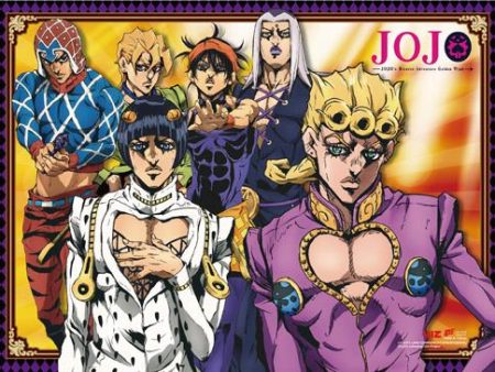 Jojo s Bizarre Adventure: Season 4 Group Wall Scroll Online Sale