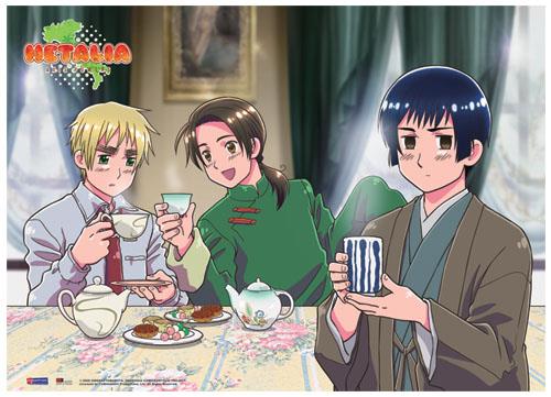 Hetalia: Tea Time Fabric Poster For Discount