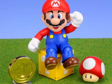 Super Mario Bros: Mario S.H. Figuarts Action Figure Cheap