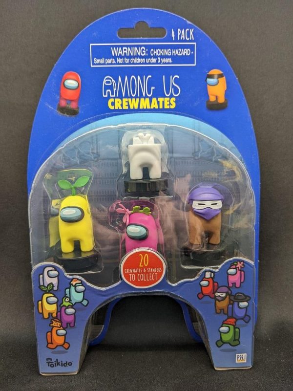 Among Us: Crewmate 4 Piece Blister Pack Set Discount