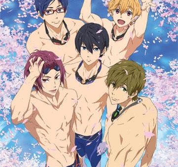 Free!: Group Sakura Pool Fabric Poster Sale