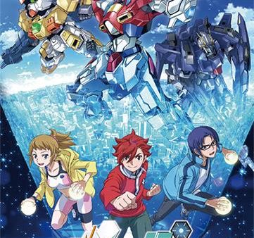 Gundam: Build Fighters Try Key Art Fabric Poster Cheap