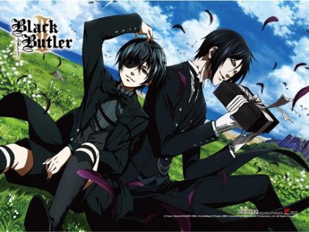 Black Butler II: Ciel & Sebastian Field Hi End Wall Scroll -Displayed- Online