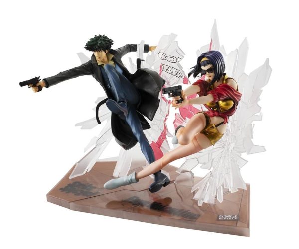 Cowboy Bebop: Spike Spiegel & Faye Valentine 1st Gig Figure Set Hot on Sale