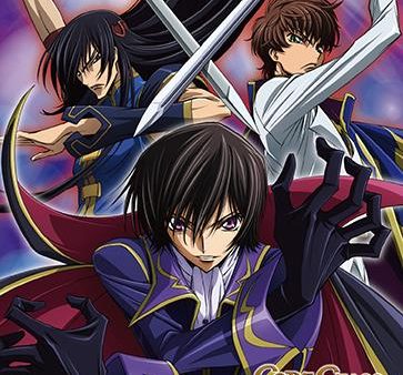 Code Geass: Lelouch, Suzaku & Lee Wall Scroll Hot on Sale