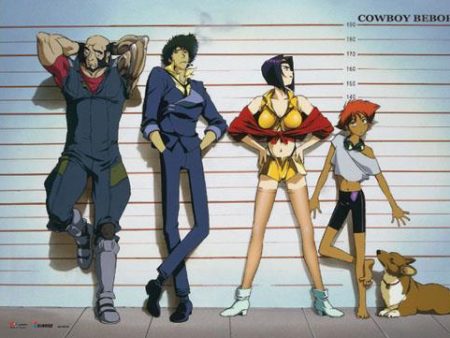 Cowboy Bebop: Team Line-Up Wall Scroll Online Hot Sale