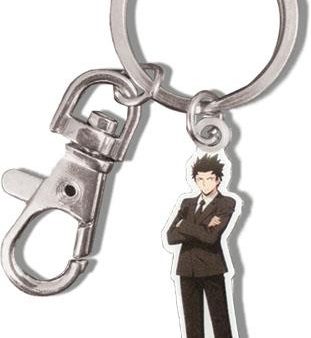 Assassination Classroom: Karasuma Metal Key Chain on Sale