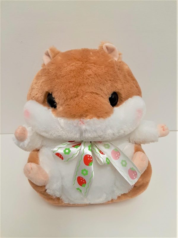 Amuse: Brown Hamster with Bow 14  Plush Online Sale