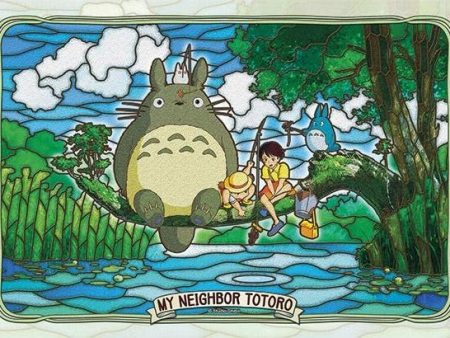 My Neighbour Totoro: 300-AC34 Totoro and Friends Fishing Artcrystal Jigsaw Puzzle Online