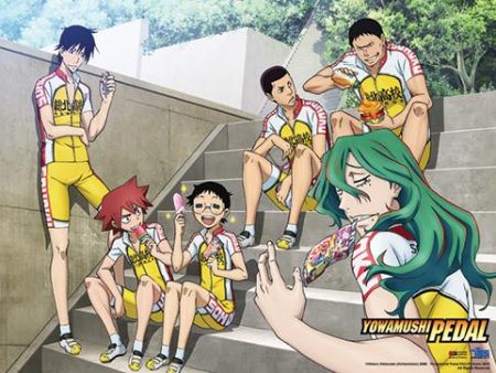 Yowamushi Pedal: Group Stairs Wall Scroll Cheap