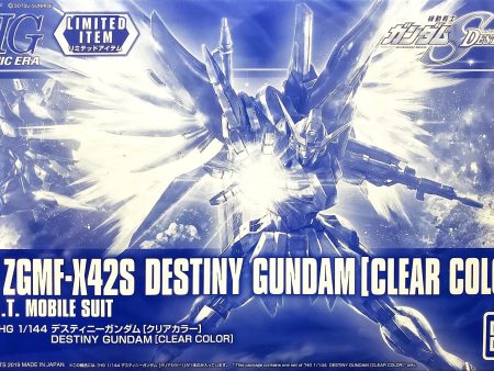 Gundam: Destiny Gundam (Clear Colour) HG Model Hot on Sale