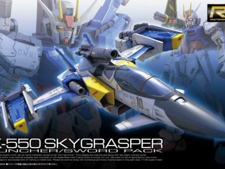 Gundam: Sky Grasper + Sword Launcher Pack RG Model on Sale