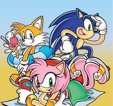 Sonic the Hedgehog: Beach Time Wall Scroll Cheap