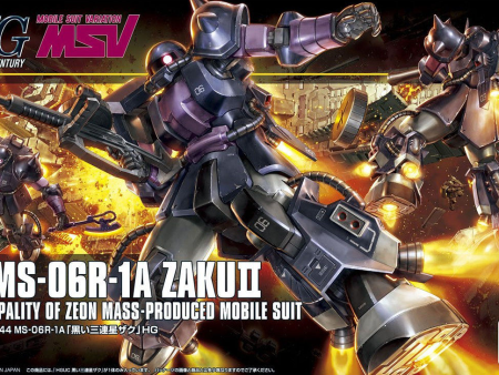 Gundam: Zaku II Black Tri-Stars HG Model Sale