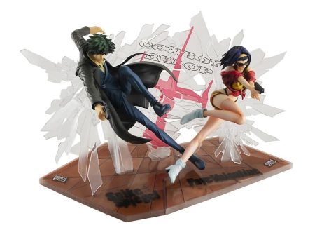 Cowboy Bebop: Spike Spiegel & Faye Valentine 1st Gig Figure Set Hot on Sale