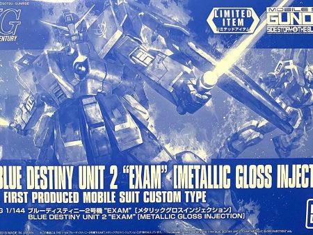 Gundam: Blue Destiny Unit 2  Exam  (Metallic Gloss Injection) HG Model Sale