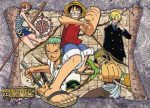 One Piece: Group Map Fabric Poster Online