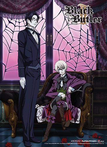 Black Butler 2: Claude & Alois Key Art Special Edition Wall Scroll For Cheap