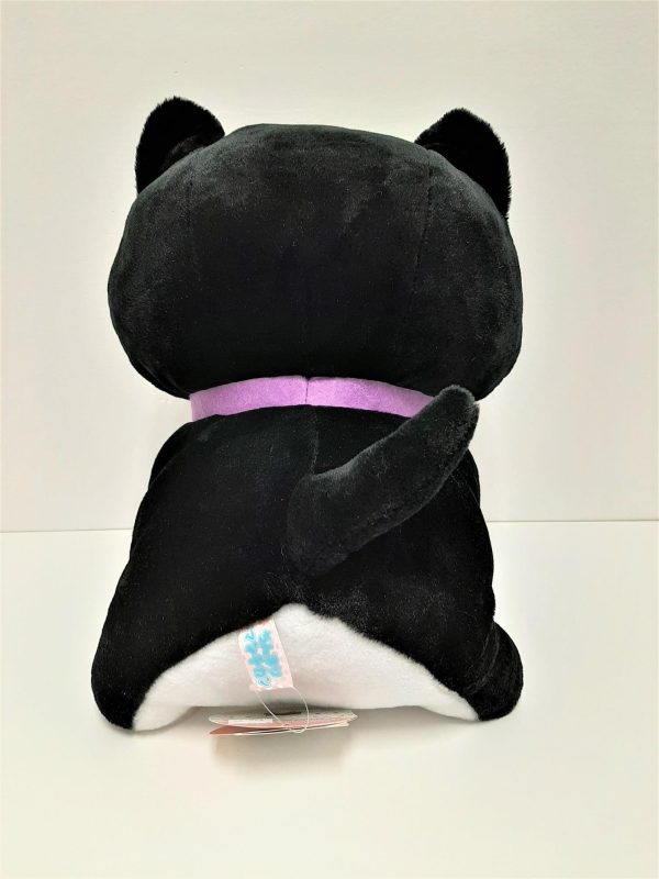 Amuse: Black and White Munchkin Cat 14  Plush Online Hot Sale