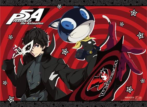 Persona 5: Joker & Morgana Wall Scroll Hot on Sale