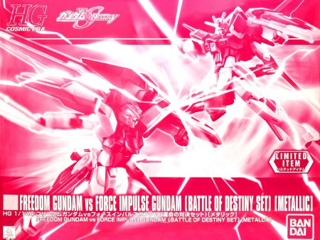 Gundam: Freedom Gundam vs Force Impulse Gundam (Battle of Destiny Set) (Metallic) HG Model Cheap