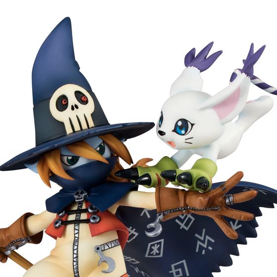 Digimon: Wizardmon & Tailmon 1 10 Scale Figurine For Sale