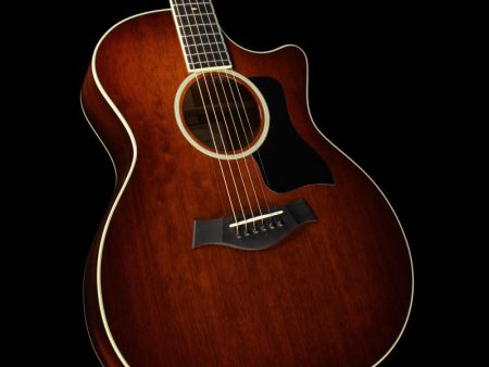 Used 2014 Taylor 524ce All-Mahogany Grand Auditorium Cutaway Acoustic-Electric Guitar Shaded Edgeburst on Sale